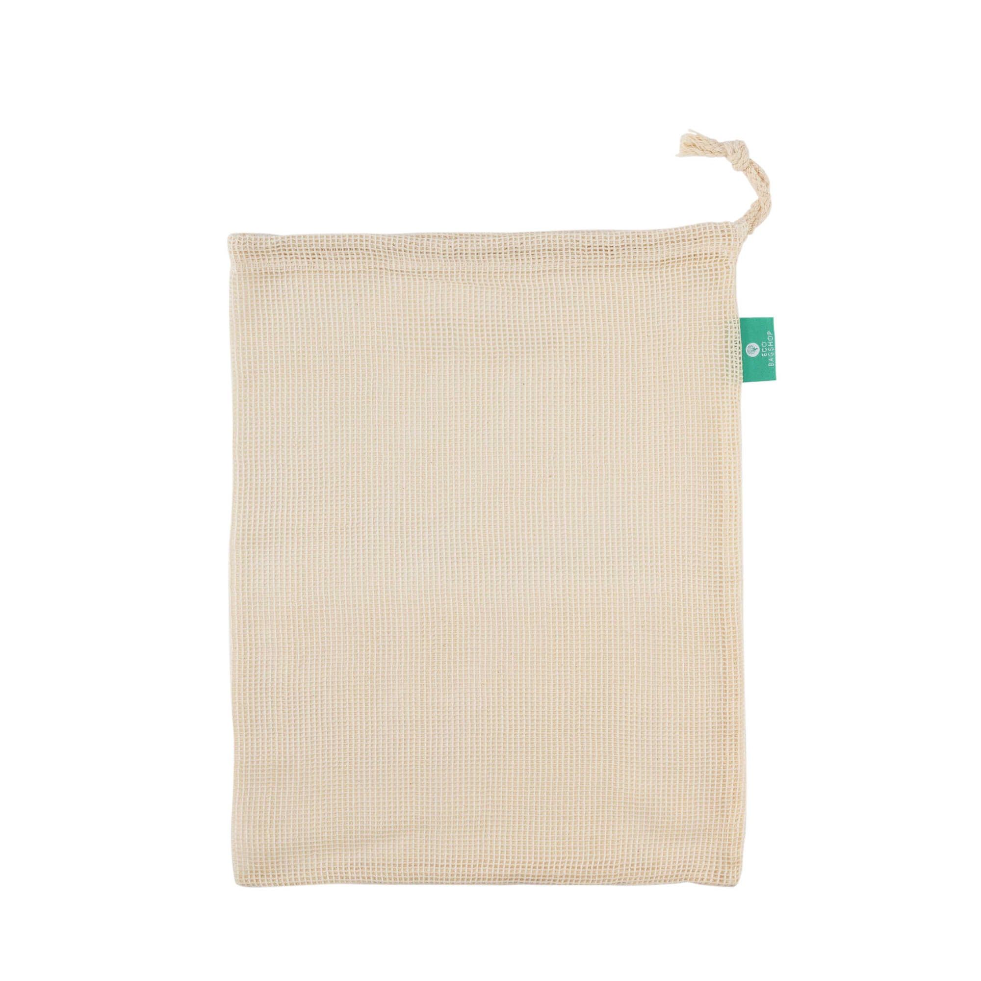 100% Natural Cotton Mesh Produce Storage Bag sold in 3/5/15 - Medium Size - Clothes Pegsale Australia